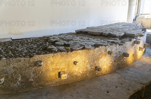 El Cuauhxicalco altar platform building, archaeological site and museum of Templo Mayor, Mexico
