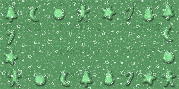 Black Christmas Background, White big and small Stars, Christmas decoration