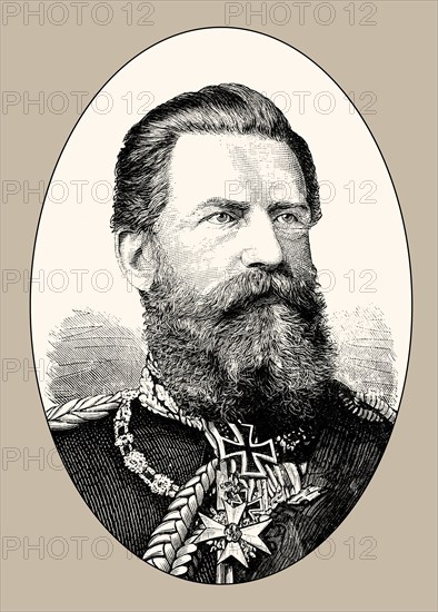 Frederick III, Friedrich Wilhelm Nikolaus Karl of Prussia, 1831-1888, German Emperor and King of