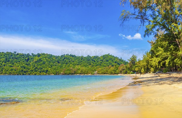Tropical Paradise island Koh Phayam Aow Yai Beach landscape panorama view in Ranong Thailand