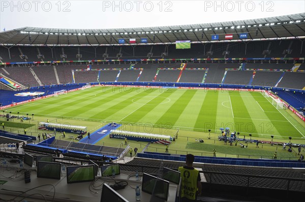 BERLIN, GERMANY - JUNE 21, 2024: Euro 2024 Groupe D match Poland vs Austria 1:3. Olimpic Stadium