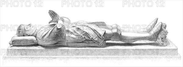 The tomb of Pierre de Navarre, or de Mortain, Peter von Navarra, or von Mortain, 1366-1412, Graf