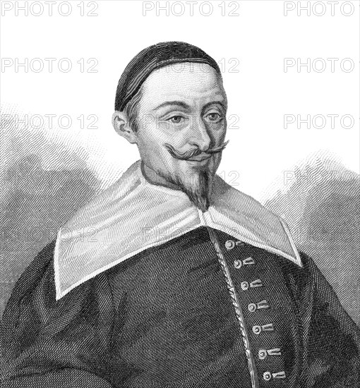 Claude Gaspard Bachet de Méziriac, 1581-1638, a French mathematician, linguist, poet and classics