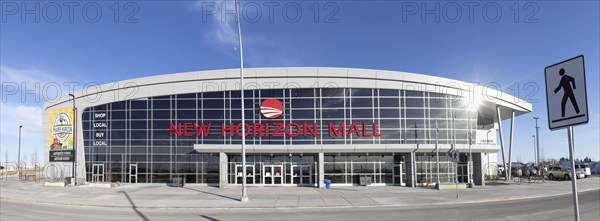 Balzac, Alberta, Canada. Feb 19, 2024. New Horizon Mall a modern shopping mall in the Calgary