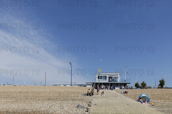 Bognor Regis, West Sussex, UK, June 25. View of Felpham Sailing Club in Bognor Regis, West Sussex