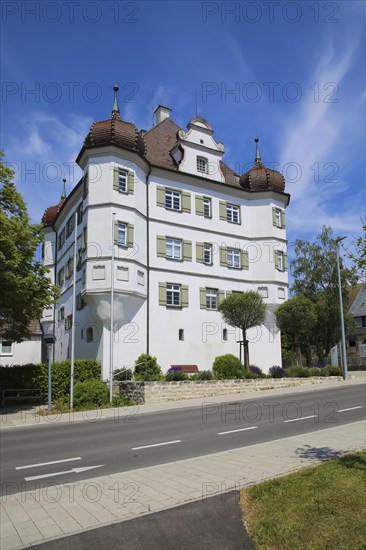 Bernstadt Castle, today municipal administration and local history museum, symmetrical baroque