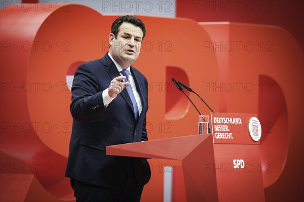 Hubertus Heil, Bundesminister fuer Arbeit und Soziales, aufgenommen im Rahmen des Bundesparteitages