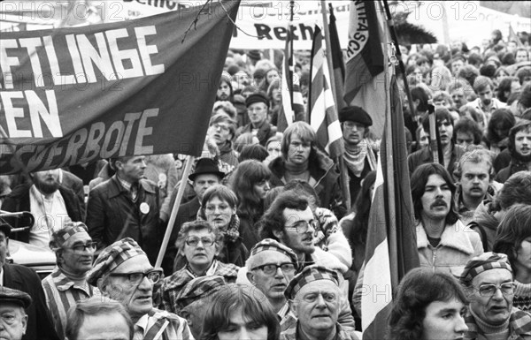 The party congress of the National Democratic Party of Germany (NPD) triggered protests against