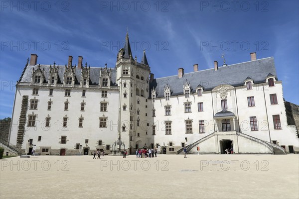Château des ducs de Bretagne, Castle on the Loire, Nantes, Département Loire-Atlantique, France,