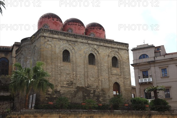 Old Town of Palermo, part of the Church of San Giovanni degli Eremiti is a Norman church building,