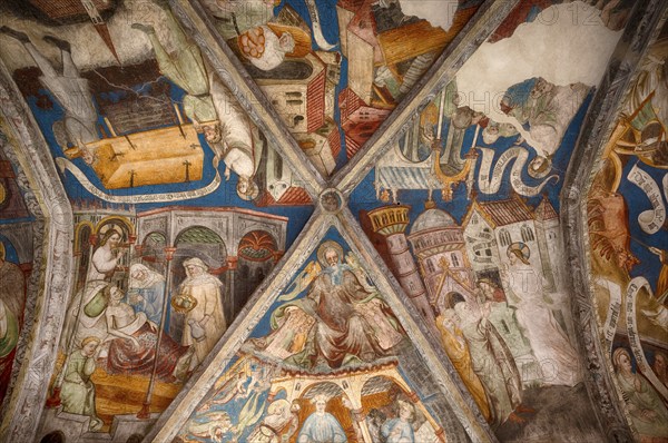 Frescoes in the cloister, Cathedral of the Assumption of Mary and St. Cassian, Bressanone