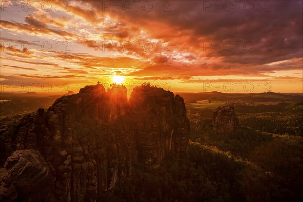Schrammsteine in Saxon Switzerland