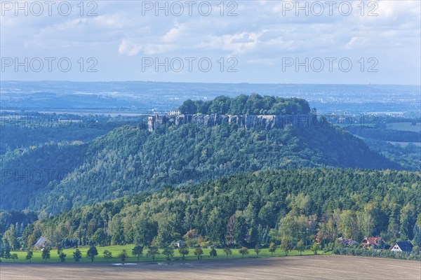 View from Gohrisch in Saxon Switzerland