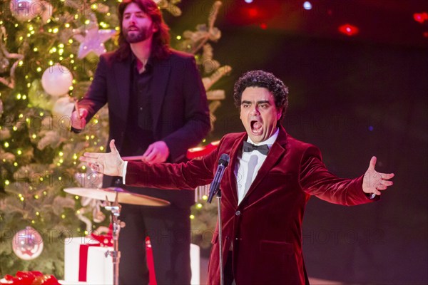 Christmas with us with Kim Fisher, dress rehearsal, Rolando Villazon
