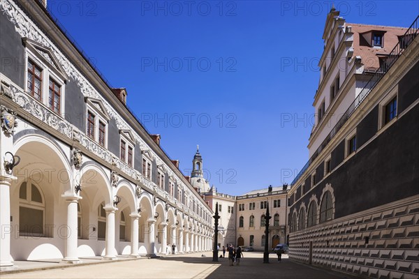 Stable courtyard of the Dresden Royal Palace