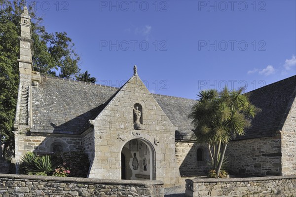 The chapel Perros Hamon de Ploubazlanec with the names of missing fishermen who perished in the