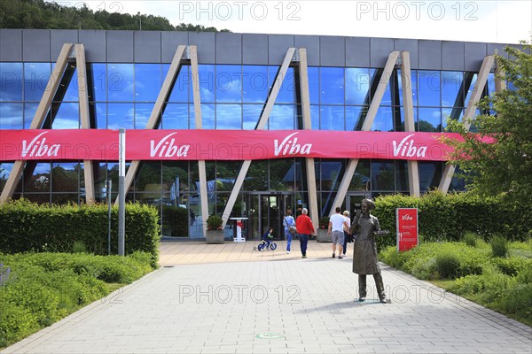 Company building of the Viba company, Viba Nougat-Welt, city of Schmalkalden, district of
