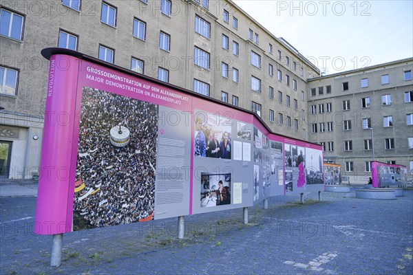 Open-Air Exhibition Revolution and Fall of the Wall, Stasi Museum, Normannenstraße, Lichtenberg,