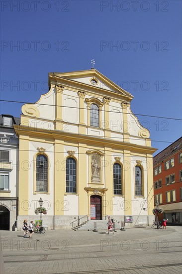 Baroque Augustinian Church, Würzburg, Lower Franconia, Franconia, Bavaria, Germany, Europe