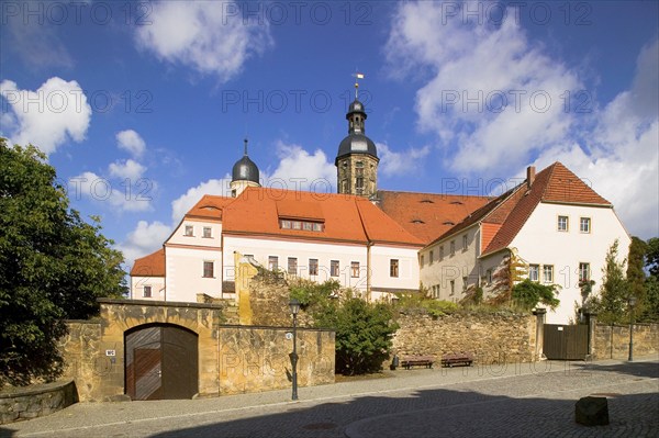 Dippoldiswald Castle. The castle was built as the official residence of the Margraves of Meissen