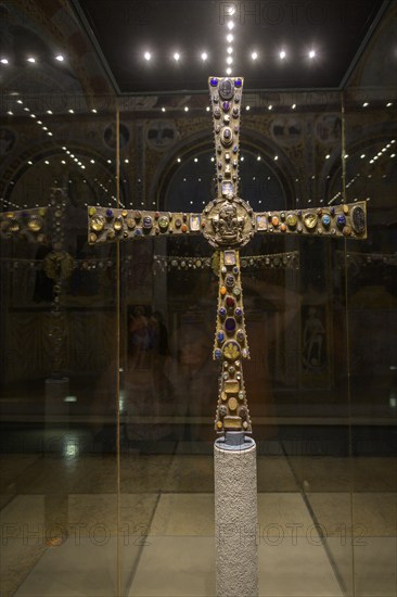 Romanesque Chapel of Santa Maria in Solario with Cross of King Desiderius, Brescia, Province of
