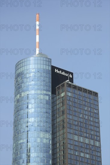 Top of Maintower 200m from Roßmarkt, Helaba, Sparkasse, high-rise, Tower, MainTower, city centre,
