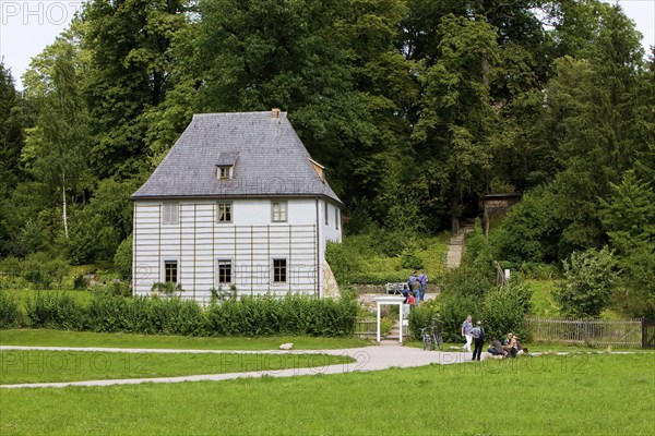 Goethe's summer house in the park on the Ilm in Weimar was a place where Johann Wolfgang von Goethe