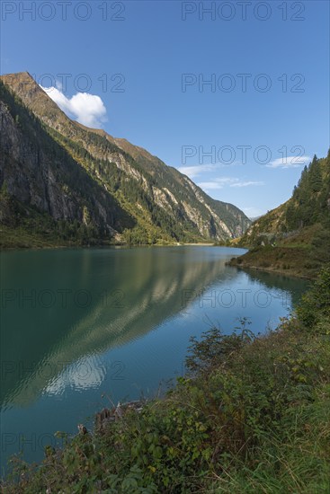 Stilluptal, Stiillup reservoir (1116m), Stillupgrund, Mayrhofen, reservoir lake, dam, water