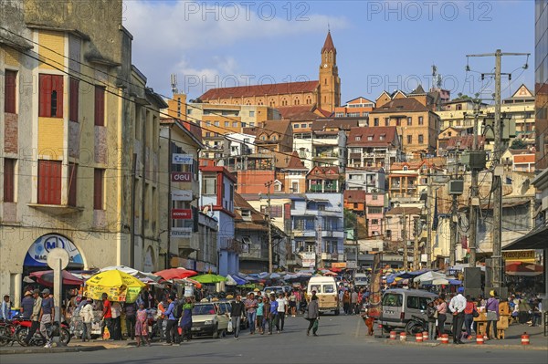 Faravohitra Church in the Analakely district of the city Antananarivo, Analamanga, Madagascar,