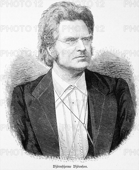 Björnstjerne Björnson (1832-1910), politician, poet, author of the national anthem, Nobel Prize for