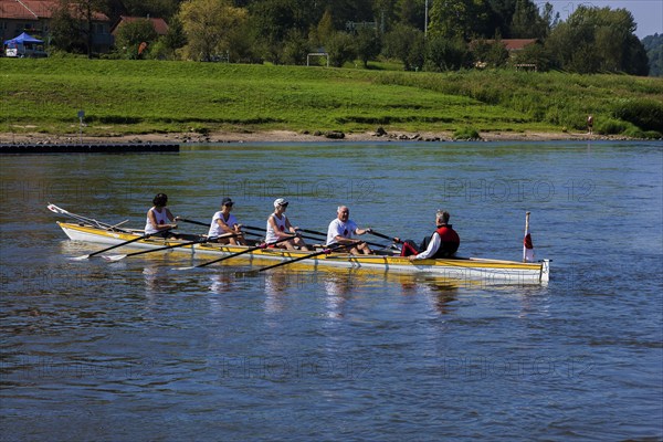 Boat trip on the Elbe near Rathen