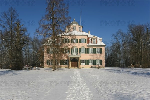 Lindich Castle, built from 1738 to 1741 by Prince Friedrich Ludwig, hunting and pleasure palace,