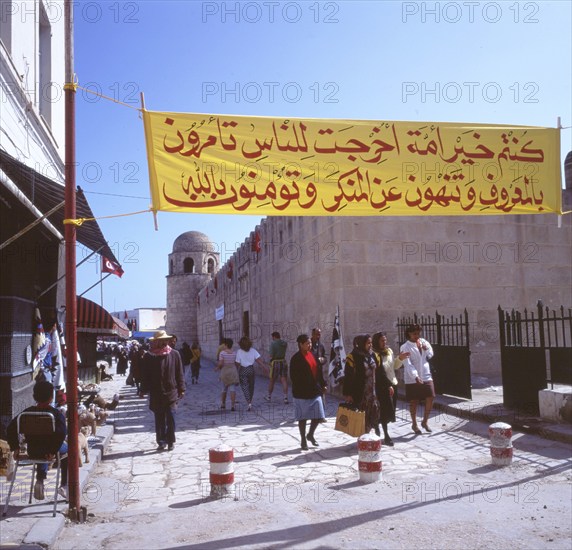 Tunisia with Hammamet by the sea on12.3.1992, TUN, Tunisia, Africa
