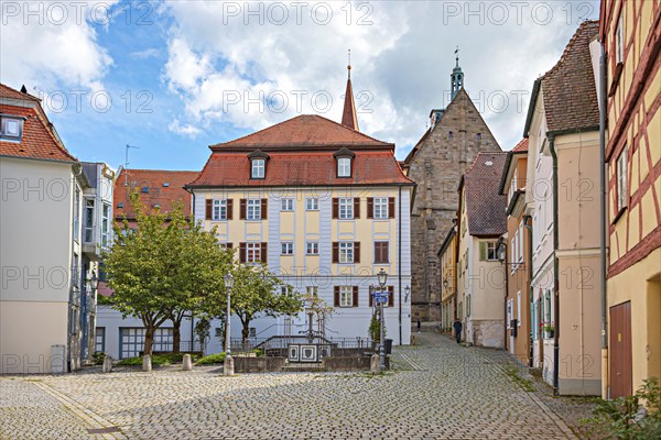 Martin-Luther-Platz in Ansbach, Bavaria, Germany, Europe