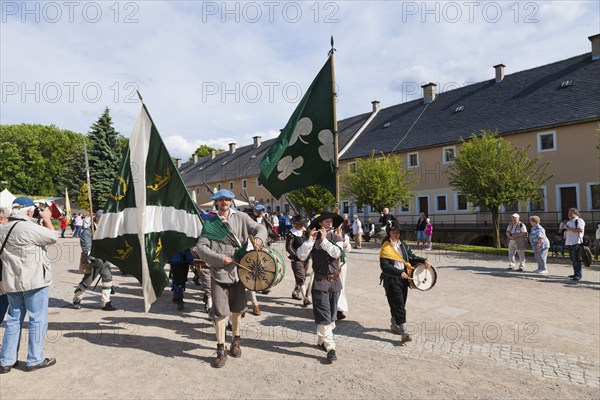 Königstein Fortress battle re-enactment
