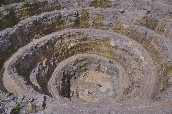 "Koidu 2" diamond mine, part of diamond company Koidu Ltd., Koidu Kimberlite Project, Koidu,