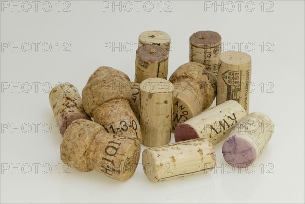 Champagne corks and wine corks
