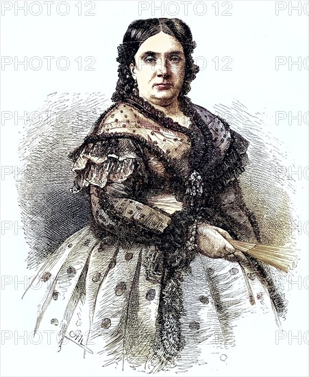 Isabella II. Maria Luisa, Isabel de Borbon y Borbon-Dos Sicilias or Isabel II de Espana (10 October