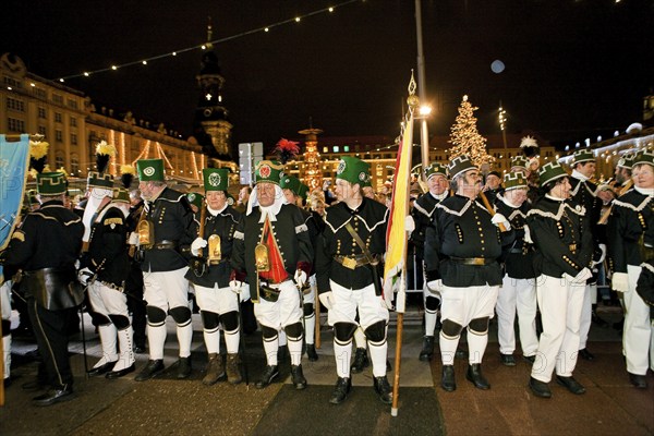 Striezelmarkt, which has been organised since 1434, is the oldest Christmas market in Germany and