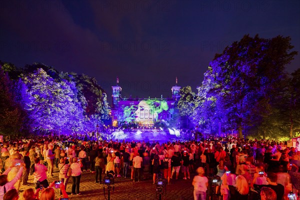 10th Dresden Castle Night, Illuminatiom at Albrechtsberg Castle