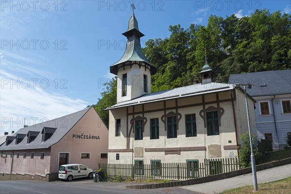 Church of St Wenceslas, Kostel sv. Václava, Krupka, Graupen, Teplice, Ústecký kraj, Bohemia, Czech