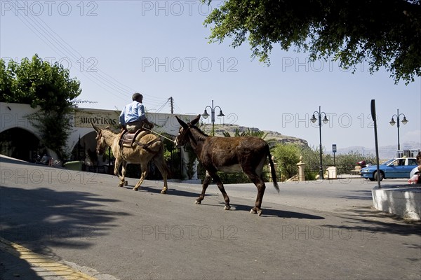 Rhodes Island, Lindos, Lindos is a town on the Greek island of Rhodes. Its landmark is the