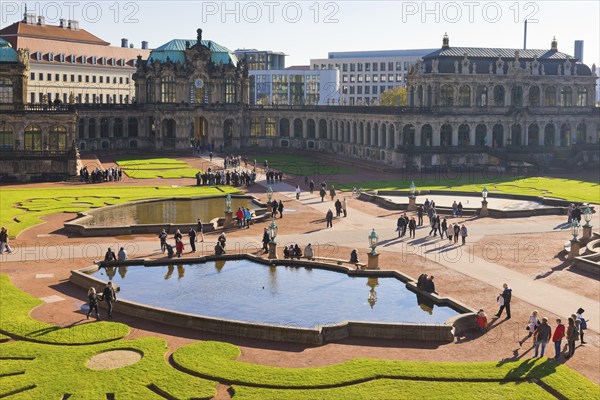 Dresden Zwinger in autumn