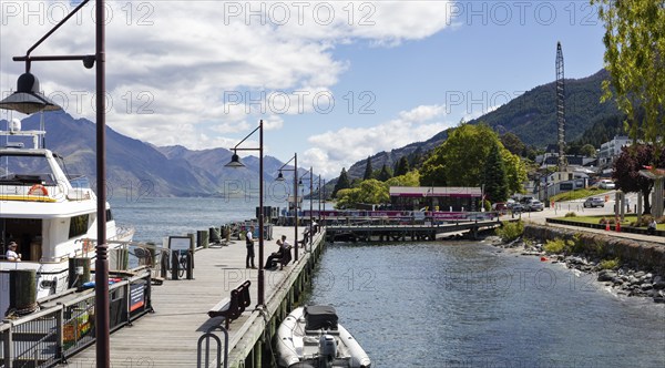 Harbour, Lake Wakatipu, Queenstown, Otago, New Zealand, Oceania