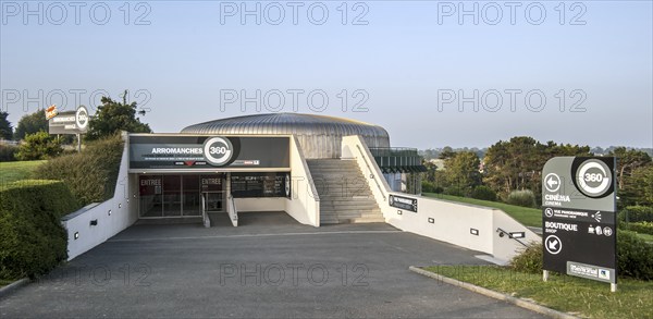 Cinéma circulaire Arromanches 360 Circular Theater about Second World War Two D-Day, Normandy,