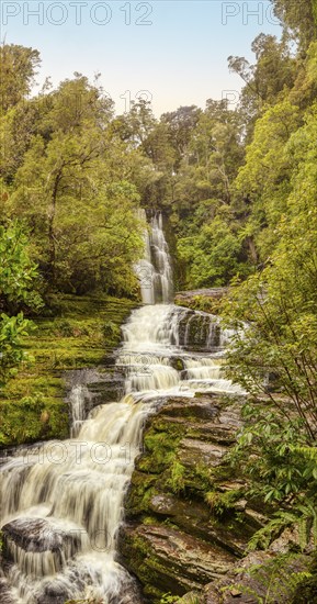 McLean Falls, Tautuku River, Otago, Neuseeland