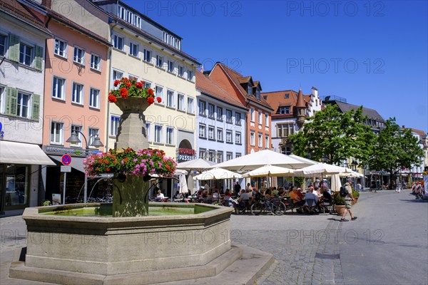Marienplatz, Ravensburg, Upper Swabia, Baden-Württemberg, Germany, Europe