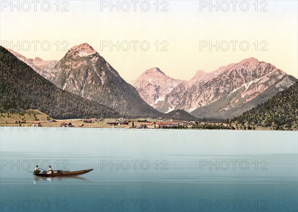 Der Achensee, Blick auf Pertisau, Tyrol, ehemals Österreich-Ungarn, heute Österreich, um 1890,