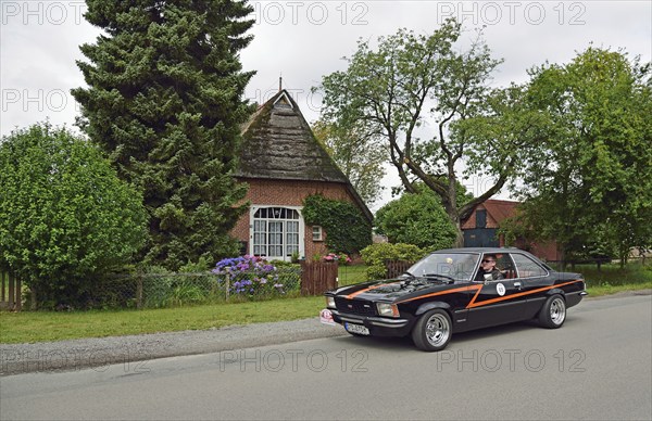 Europe, Germany, Lower Saxony, Lower Elbe Classics, classic car tour, Opel Commodore B GS Coupe,