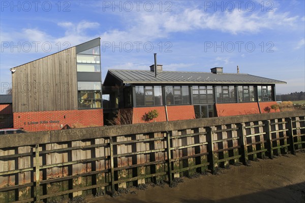 Modern home architecture Lime Kiln Quay, Woodbridge, Suffolk, England, UK